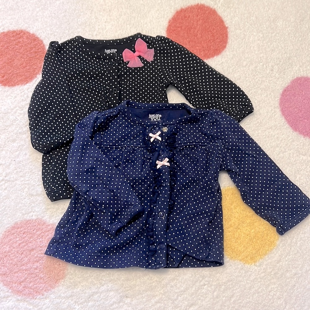 Adorable long sleeved button ups 3 month